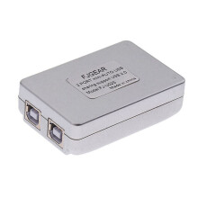 4X FJGEAR USB 2.0 Auto Sharing 2 Port HUB Adapter Switcher for 2 PC Printer USB Devices Support Windows