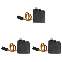 3X Borstlös 3-Trådsservo 17G för SCY 16101 16102 16103 16201 Pro 1/16 Borstlösa RC Biluppgraderingar Delar Tillbehör