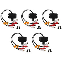 5X Car Home Audio Amplifier Bass RCA Gain Level Volume Control Knob LC-1 Black