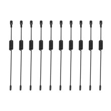 10Stück 197Mm Metall Dekorative Antenne für 1/10 RC Crawler TRX4 TRX6 Axial SCX10 RC4WD D90 D110 CC01 Truck Drift