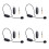 4X New 2 in 1 Handheld UHF Wireless Microphone Professional -Wear Mic Volume Amplifier for Speech Teaching 1