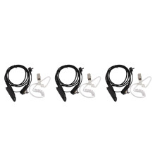 5X Air Acoustic Tube Ohrhoerer Mic Headset PTT fuer GP380 Tragbares Radio Walkie Talkie GP 340 GP328 GP1280 PRO5150 GP338