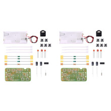 2X 76MHz-108MHz Module Récepteur Radio FM Stéréo FM Bricolage Kit de Soudure électronique Circuit PCB Carte Projet de Pratique de Soudure