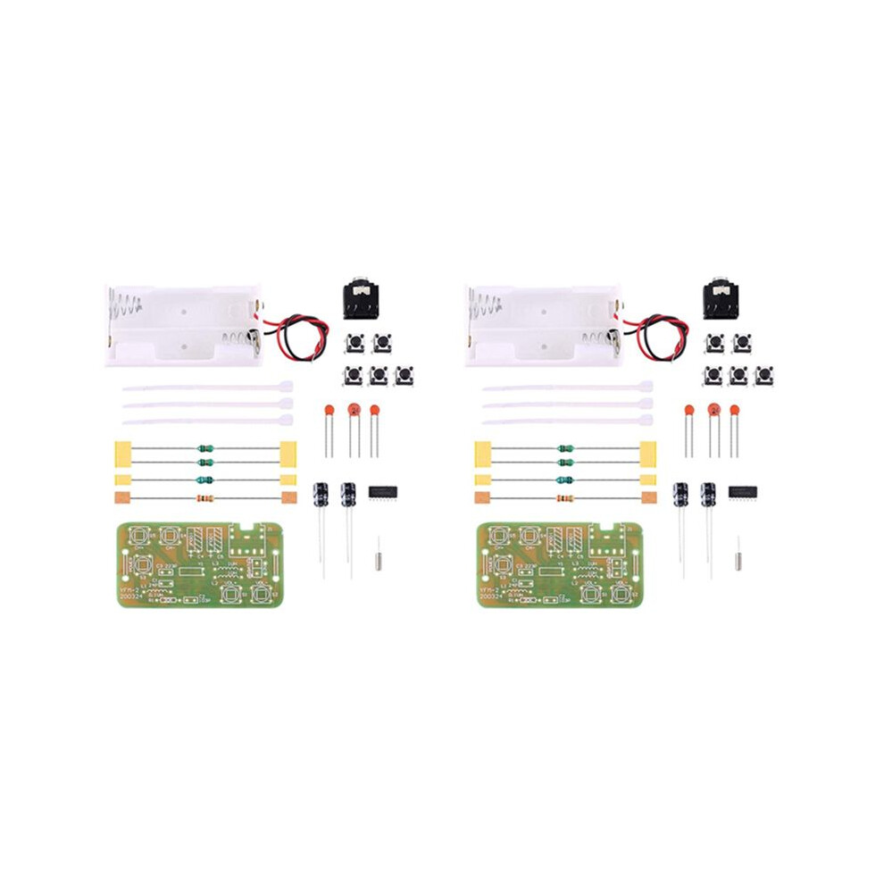 2X 76Mhz-108Mhz Stereo Fm Radio Receiver Module Fm Electronic Soldering Kit Circuit Pcb Board Solder Practice Project 4713239971381