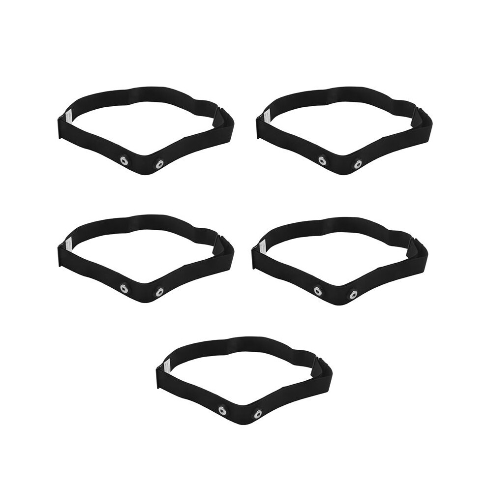 Kepptory Black 5X Chest Belt Strap For Polar Wahoo For Sports Wireless Heart Rate Monitor,