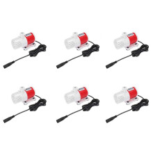 6X 20W 12V 1100L/H Dompelpomp Marine Regelbare, Verstelbare Snelheid Waterpomp Aquarium Aquarium