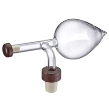 Rotweinbelüfter, Tragbarer Flaschenausgießer und Schnelldekanter, Glas, Pfirsichform