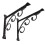2Pcs Wall Mounted L Shaped Angle Bracket Multifuntional Brace Shelf Brackets Decorative Shelf Brackets Wall Brackets M 1