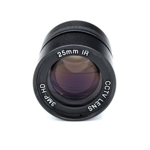 3mp 25mm CCTV Lens View 70m 11 Degrees F1.4 IR Fixed Iris CS Mount for Security CCD Camera