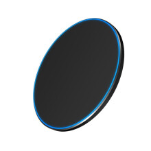 15 W Wireless Fast Charger Pad für I Phone 13 12 11 X / Android / TWS KopfhöRer Typ C Schnellladestation Schwarz