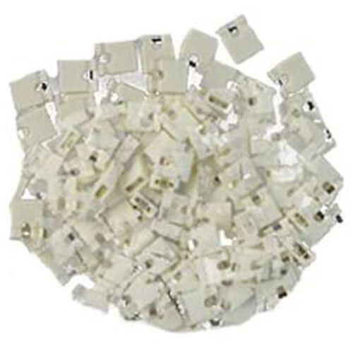 100Pcs 2.54MM Jumper Cap Open Type Shorting Cap Shorting Block Shorting Cap Socket Pin Header Connection Block,White