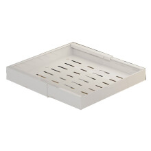 Pull-Out Cabinet Rack Kitchen Organization & Storage Non-Nail Sticker or Drill Hole with Expandable Width