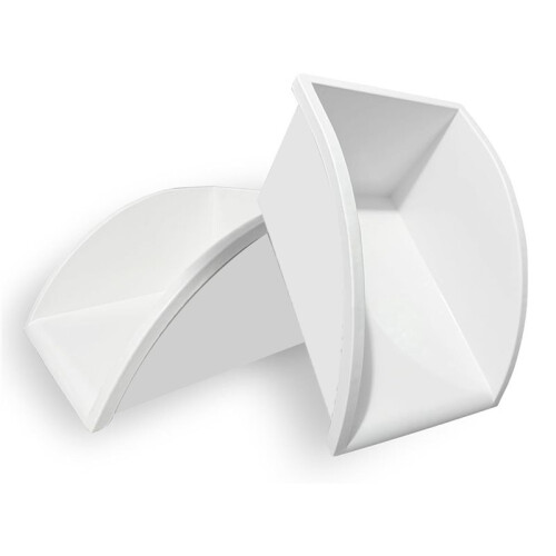 2 Pcs Rain Gutter Downspout  Blocks, Blocks for Gutters Downspouts, Protecting Drainage  House