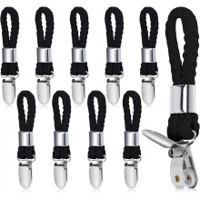 10pcs Hangers for Towels, Hook Towel Clips, Towel Hanger Without Sewing Towel Clips for Houses Cabinets and Bathrooms