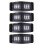 4pcs Smoked White Front Grill Light LED  Lamp for     Truck Lorry Double Burner Indicator Light 2