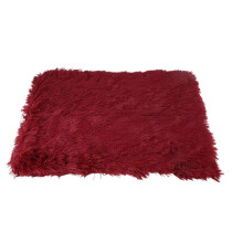 Winter-Hundedecke, Fleece-Schlafmatte, Beruhigendes Katzenbett, Flanelldecke für Kleine und Mittelgroße Welpen, Box, Boden, Sofa, Stuhl L