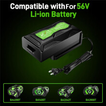 Portable Battery Charger for EGO 56V Battery CH3200 CH5500 CH2800D CH2100 Replace for EGO 56 Volt Charger US PLUG