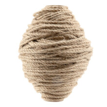 5 mm Schnur, 100 M, Geflochtenes Seil Aus Natürlicher Jute für Heimwerker-Gartenarbeit, Basteln, Bündeln Von Katzenkratzbäumen, Heimdekoration