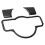 Carbon Fiber for - C Class W204 Inner Headlight  Decorative Cover Trim 1