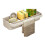 Kitchen Sink Organizer Rack,Expandable Self-Draining Shelf for Sponge,Faucet Storage, Soap Drainer with Design B 1