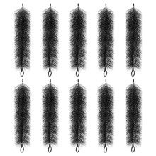 10PCS Stainless Steel Core Brush Aquarium Filter Fish Tank Clean Tools Brush Pond Biochemical Filter Brush Filter