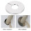 4Stk Wandmontage Rohrabdeckungen Rostfrei Design 5
