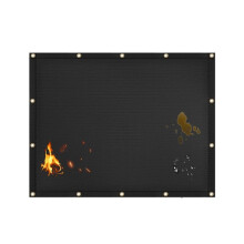 Brandwerende Hitteschild voor Muur Achter Grill Beschermt Dekomheining Tegen Grillhitte, Hitteschild Grillmat voor Buitengrill