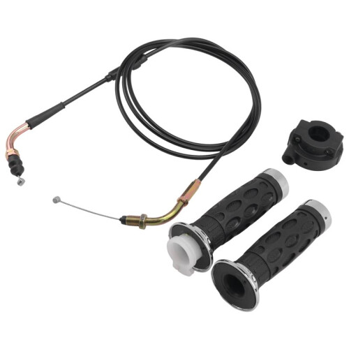 Conjunto de Punho de TorçãO Do Acelerador Universal com Cabo Do Acelerador de Scooter de 78 Polegadas para 50Cc 80Cc 125Cc 150Cc GY6