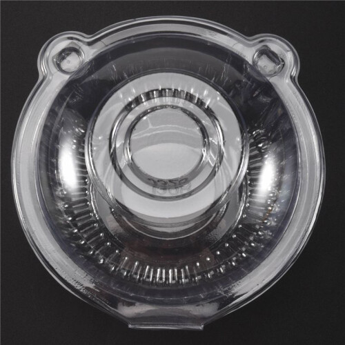 100 StüCk Transparente Kunststoff Cupcake Kuchen Box Muffin Dome Halter Box