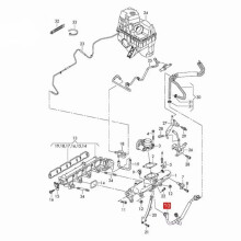 06J133781CB Carbon Canister Solenoid Valve Pipeline for Caravelle Multivan T5 T6 Canister Purge Valve&Hose