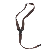 Brown Ukulele Strap Adjustable Length Easy Install Lanyard Comfortable Fit for Soprano Concert Tenor