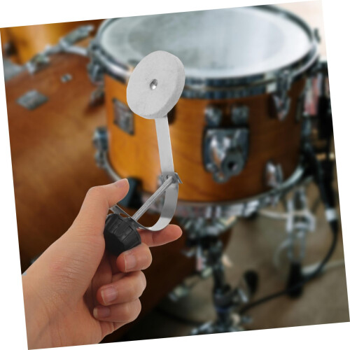 Snare Drum Damper Felt Tone Control Pad for Practice Muffler and Overtone Reduction 2