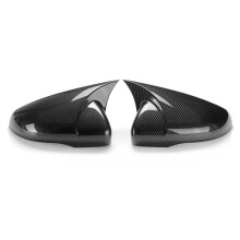 Car Rearview Mirror Cover for 6 MK6 2011-2015 Side Mirror Cap Carbon Fiber Pattern