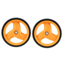 2PACK 293MM GräSklippare Bakhjul för Husqvarn 5324035-09, 5324327-49, 532403509, 532432749 TillbehöR för GräSklippare