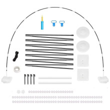 76PCS Balloon Arch Stand Reusable Balloon Arch Kit 10FT Adjustable Balloon Arch Stand Set Frame for Decorations