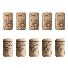 200 PeçAs Rolha de Rolha de Garrafa de Vinho Rolha de Vinho Rolha de Garrafa Ferramenta Fechamento de Garrafa Tampa de VedaçãO de Madeira