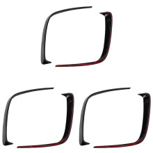 3 Paar Auto Schwarz Abs HeckstoßStange Splitter Spoiler Canard für  für  W176 A200 A250 A45 für Amg 2013-2016