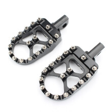 Pedane Moto Larghe MX Pedane Fuoristrada Stile Roating A 360 per Sportster 883 Bobber Accessori Moto