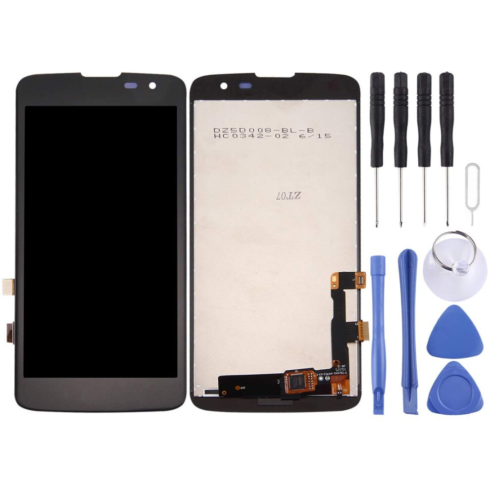 Lcd Screen Replacement Full Assembly Display With Smooth Touch Response For Lg K7 X210 Black 9073542446576