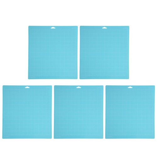 5 PeçAs Tapete de Corte Leve para  One/Air/Explore Air2AndAir 3/MakerandMaker 3, Tapetes de Corte Acolchoados 12X12 Polegadas-Azul