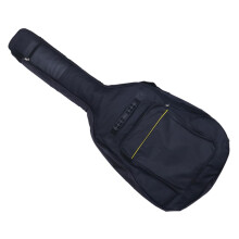 Acoustic Guitar Bag Durable Oxford Cloth with Double Shoulder Straps Lightweight Breathable Black