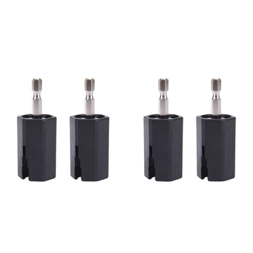 4Pcs String Winder Tuning Peg Puller Replace Electric Drill for Guitar Bass Repair Tool Kit