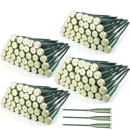 150 St 15 cm Vattenrör med Gummihattar för Blomsterarrangemang