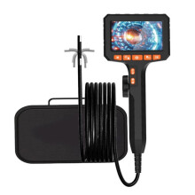3.9mm 2 Million Pixels HD Rotary 360 Industrial Piping Endoscope Camera Borescope Inspection with 4.3 Inch