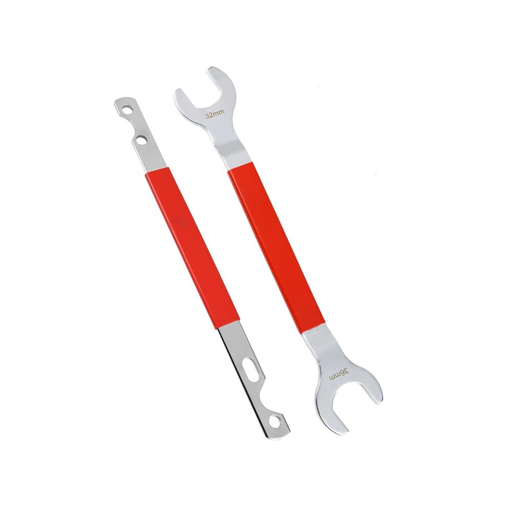 Fan Clutch Wrench Set,32Mm&36Mm Wrenches,Fan Clutch Removal Tool Kit,Water Pump Pulley Holder And Nut Water Hub Removal 4713241342612