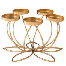 Elegant Iron Candlestick Holder for Candlelight Dinners and Home Decor