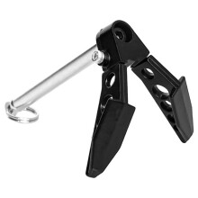 1/10 RC Crawler Car Metal Fold  Anchor Winch Earth Ground Tool for SCX10 D90 CC01 Black