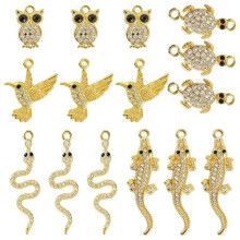 Hochwertige Strass-Anhänger für die Schmuckherstellung, 50-Teiliges Set Aus Metallanhängern für Halsketten, Armbänder und Ohrringe
