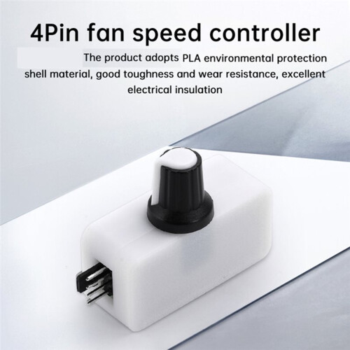 4-Pin Fan Speed Controller PWM Speed Regulator DIY Water Cooling Module Type-C USB Power Supply Interface