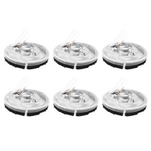 6X Dust Shroud Cover Fits Angle Hand Grinders 80-125mm Clear Vacuum Dust Shroud Dry Grinding Dust Cover